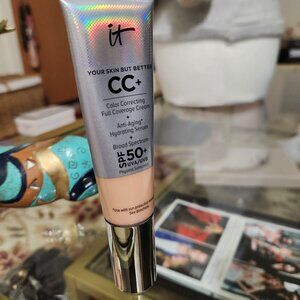 IT Cosmetics CC+ Cream Full Coverage Color Correcting Foundation with SPF 50+